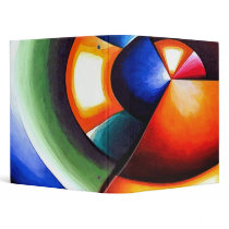 Cubist Abstract Art Contemporary Modern Art Binder