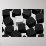 Cubist lonely White Print