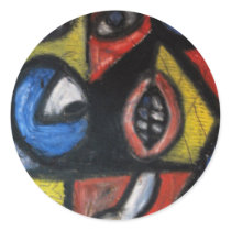 Cubist Nature stickers