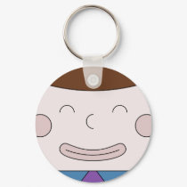 Cuboy Face On Keychain by theediblecastle Cuboy Face On Keychain