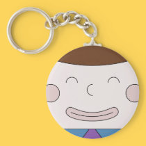 Cuboy Face On Keychain keychains