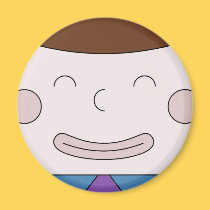 Cuboy Face On Magnet magnets