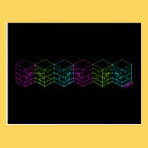 Cuboy Techno Postcard postcards
