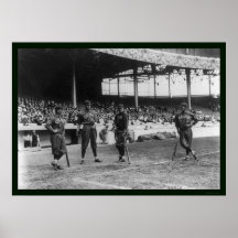 Cubs Baseball Players 1909 Print