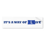 Cubs way of life bumper sticker