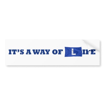 Cubs way of life bumper sticker by me3dia