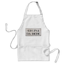 CUCINA DA DEDE apron