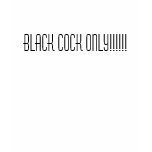 Cuckold, Black cock only womens t-shirt