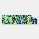 Cuckoo Abstract Swirl Bumper Stickers