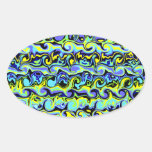 Cuckoo Abstract Swirl Stickers