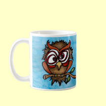 Cuckoo Owl Mug mugs