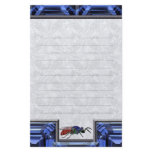 Cuckoo Wasp Blue Lined stationery