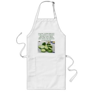Cucumber apron apron