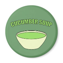 Cucumber Soup magnets by boldhumor Cucumber Soup magnets