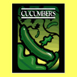 Cucumbers postcards