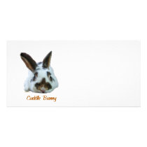 Cuddle Bunny Photo Card Template