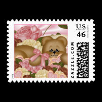 Cuddle Creek® Tea Time Teddy Stamp stamps