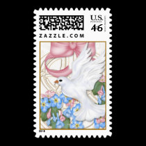 Cuddle Creek® Vintage Dove Postage Stamp stamps