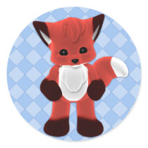 Cuddle Fox Toon Sticker by mariannegilliand Cuddle Fox Toon Sticker