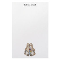 Cuddle Hoppers · Bunny Boy stationery by CSCountryCuties Cuddle Hoppers · Bunny Boy stationery