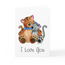 Cuddle Kitties Card