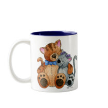 Cuddle Kitties Mug by 13BlackCatsDesigns Cuddle Kitties Mug