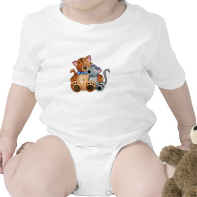 Cuddle Kitties One Piece T Shirts by 13BlackCatsDesigns