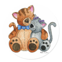 Cuddle Kitties Sticker