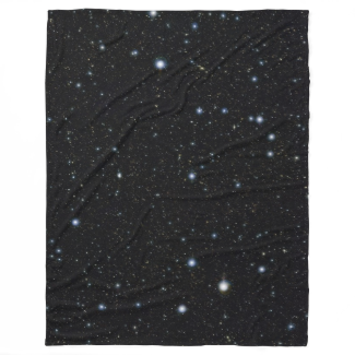Cuddle up with the stars - astronomy picture fleece blanket