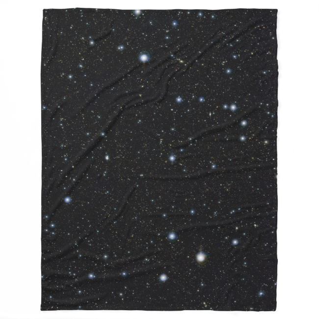 Cuddle up with the stars - astronomy picture fleece blanket