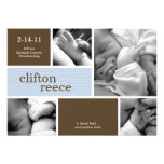 Cuddlebug Birth Announcement (Pink or Blue)