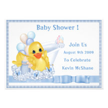 CuddleCreek® BathtubDucky Invitation