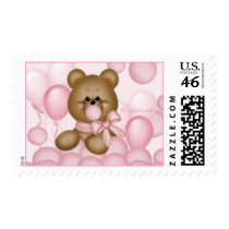 CuddleCreek® Pink BubbleGum Bear Stamp by cuddlecreekllc CuddleCreek® Pink BubbleGum Bear Stamp