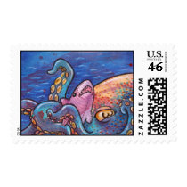 Cuddlepus Postage Stamps