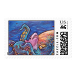 Cuddlepus Postage Stamps