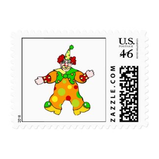 Cuddley Clown stamp
