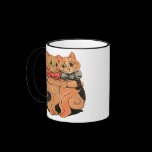 Cuddling Cats Coffee Mug mugs