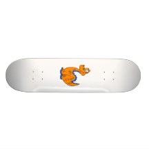 Cuddly Dragon Orange & Blue Skate Decks
