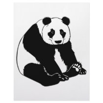 Cuddly Panda Bear letterhead