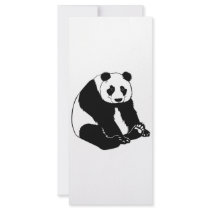Cuddly Panda Bear rack cards by Mustang_Lady Cuddly Panda Bear rack cards