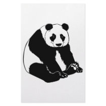 Cuddly Panda Bear stationery by Mustang_Lady Cuddly Panda Bear stationery