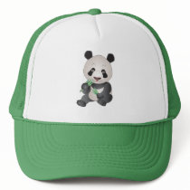 Cuddly Panda Trucker Hat
