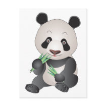 Cuddly Panda postcards by Jungleshoppe Cuddly Panda postcards