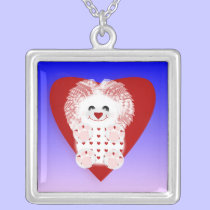 Cuddly Valentine Lion Necklace
