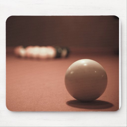Cue Ball Mouse Pads