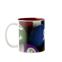 Cue balls... coffee mugs