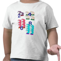 Cuenta de ovejas por 2 camiseta