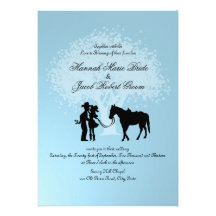Cuento de hadas occidental del país invitacion personal 