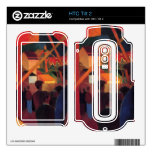 Cuerda tirante en agosto Macke Skin Para El HTC Tilt 2