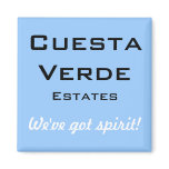 Cuesta Verde Estates Refrigerator Magnet